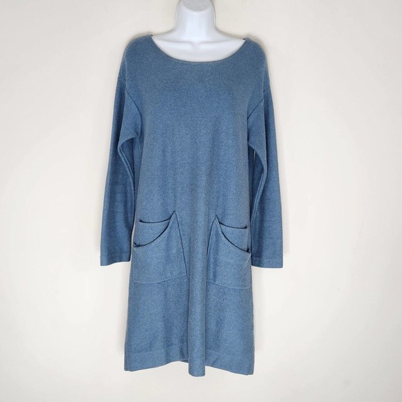 J. Jill Dresses & Skirts - J. Jill Knit Sweater Dress Knee Length Cotton Blend Cashmere Women's Size S